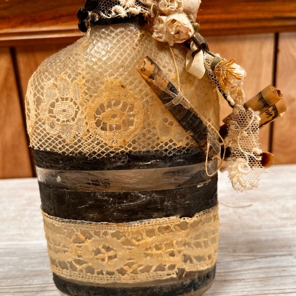 Mixed Media Vintage Bottle - Picture 7 of 8